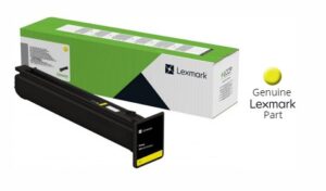 Lexmark CX950se, CX961tse, CX963se, CX951se, CX962se, CX961se, CS963e, CX963xse, CX962tse, CX833xse, CX833se Yellow Return Program 12,000 Yield Toner Cartridge Part# 77L10Y0